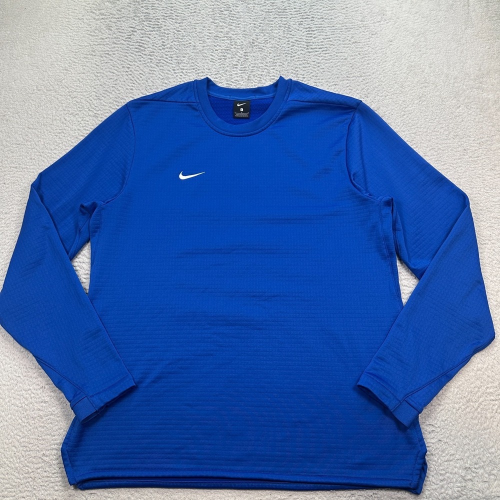 Nike‎ Dri-Fit Grid Fleece Shirt Men's Size Large  Football Athletic 908358